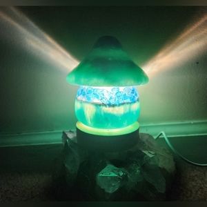 Handmade mushroom night light